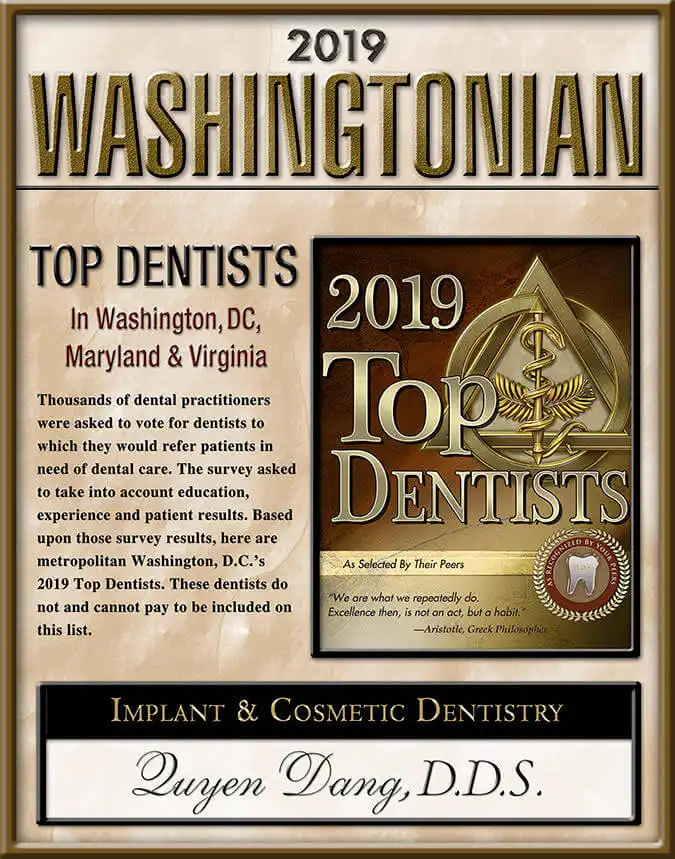 Book of Washingtonian Top Dentists 2019
